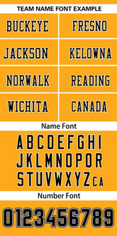 Custom Yellow Black-White Classic Style Mesh Authentic Football Jersey